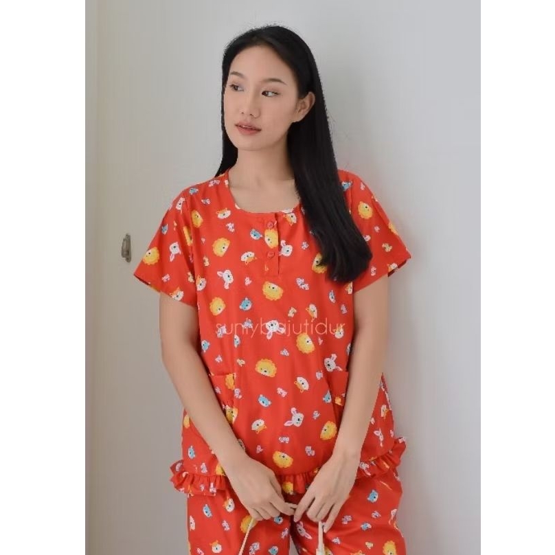 Baju Tidur Sunly Jumbo Size 3L C.Pdk frutti & panpic & dream