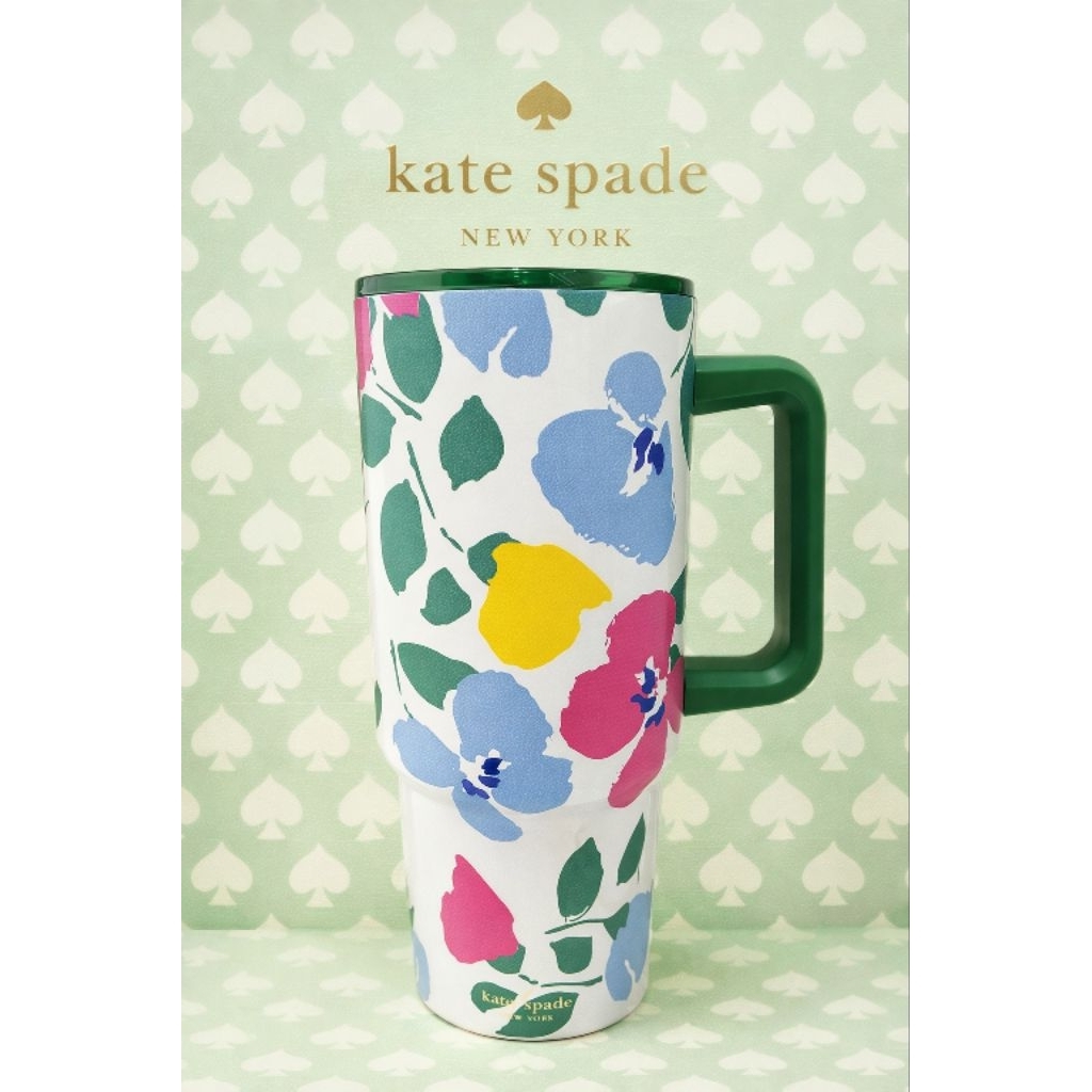 NEW kate spade tumbler limited edition / tumbler aestetik kate spade  / tumbler gagang manis kate sp