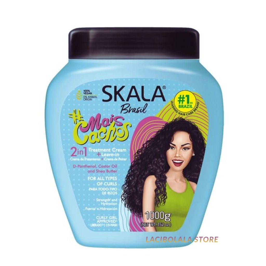[Ready - Full Size 1kg] - SKALA Brazil Mais Cachos 2in1 1000gr ORIGINAL FULL SIZE | BUKAN Sharing Ja
