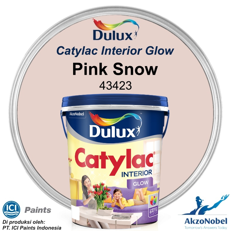 CAT DULUX CATYLAC GLOW 22 KG - PINK SNOW 43423