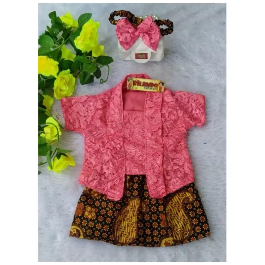 KEBAYA KUTU BARU ANAK DAN BAYI PEREMPUAN// KEBAYA MODERN// KEBAYA BROKLAT LUCU// BAJU TEDAK SINTEN//