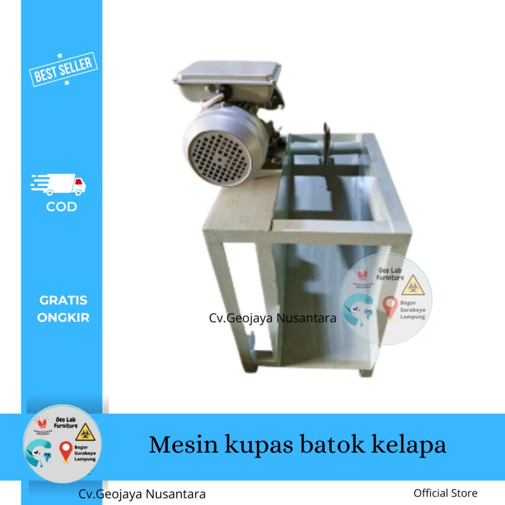 Mesin Kupas Batok Kelapa Mesin KupasTempurung Kelapa Otomatis Cepat Aman Usaha Kelapa Parut