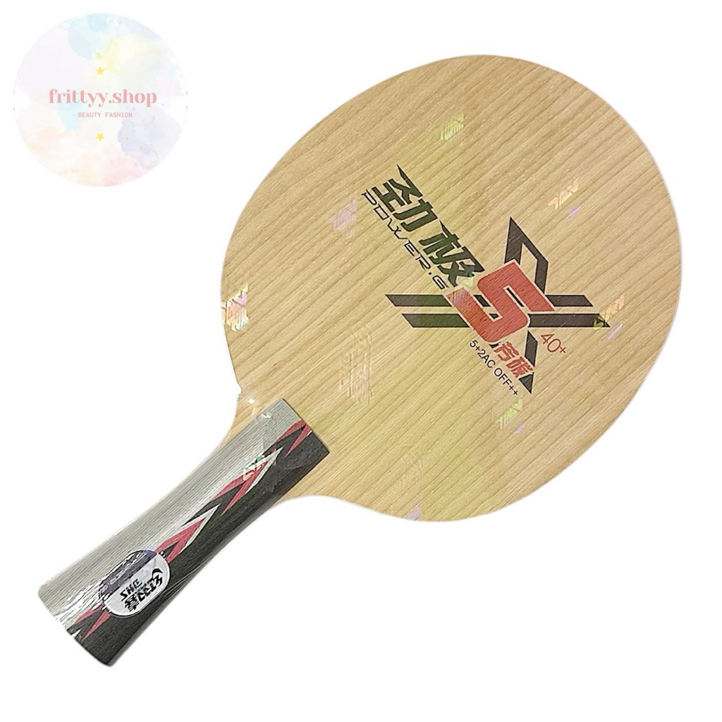 Kayu Bet Pingpong Tenis Meja DHS POWER G PG5X 40+ CARBON Original
