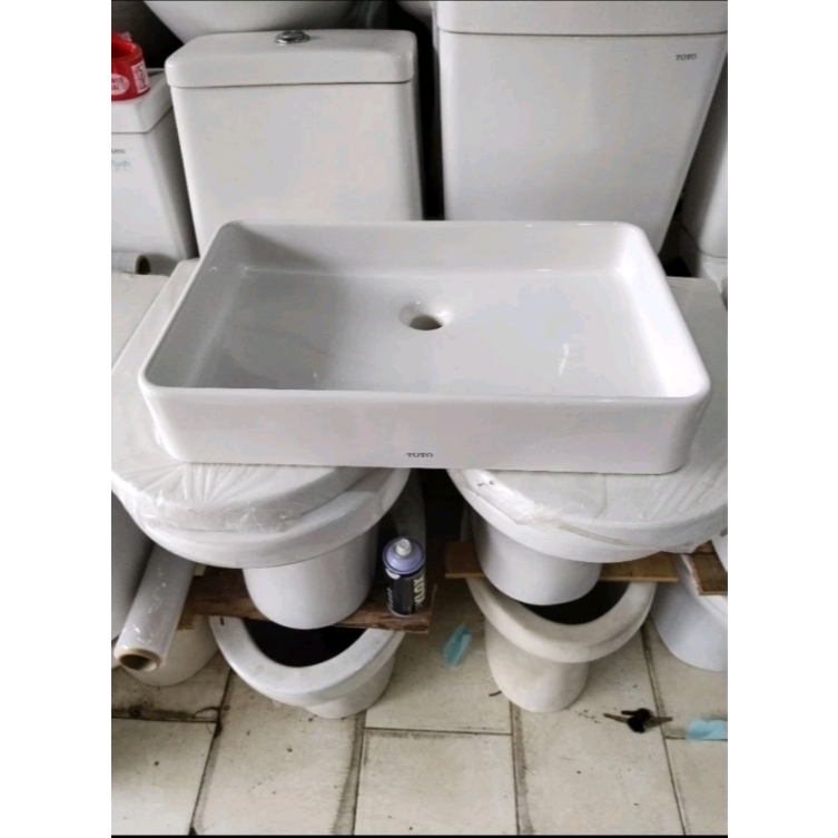 Wastafel TOTO LW592J Wastafel Meja Minimalis Body Only