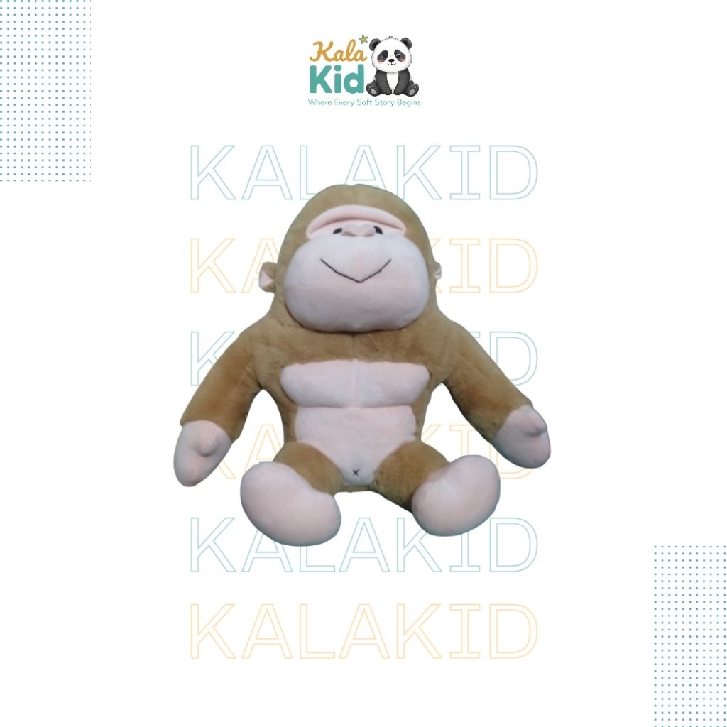 TIMEZONE BONEKA KINGKONG COKELAT BESAR ORIGINAL