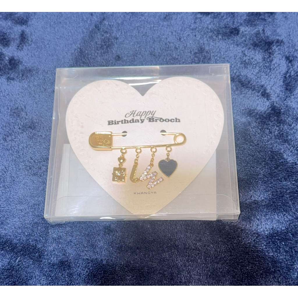 BROOCH BIRTHDAY JUNGWOO NCT 127 SEALED OFFICIAL MERCH KWANGYA