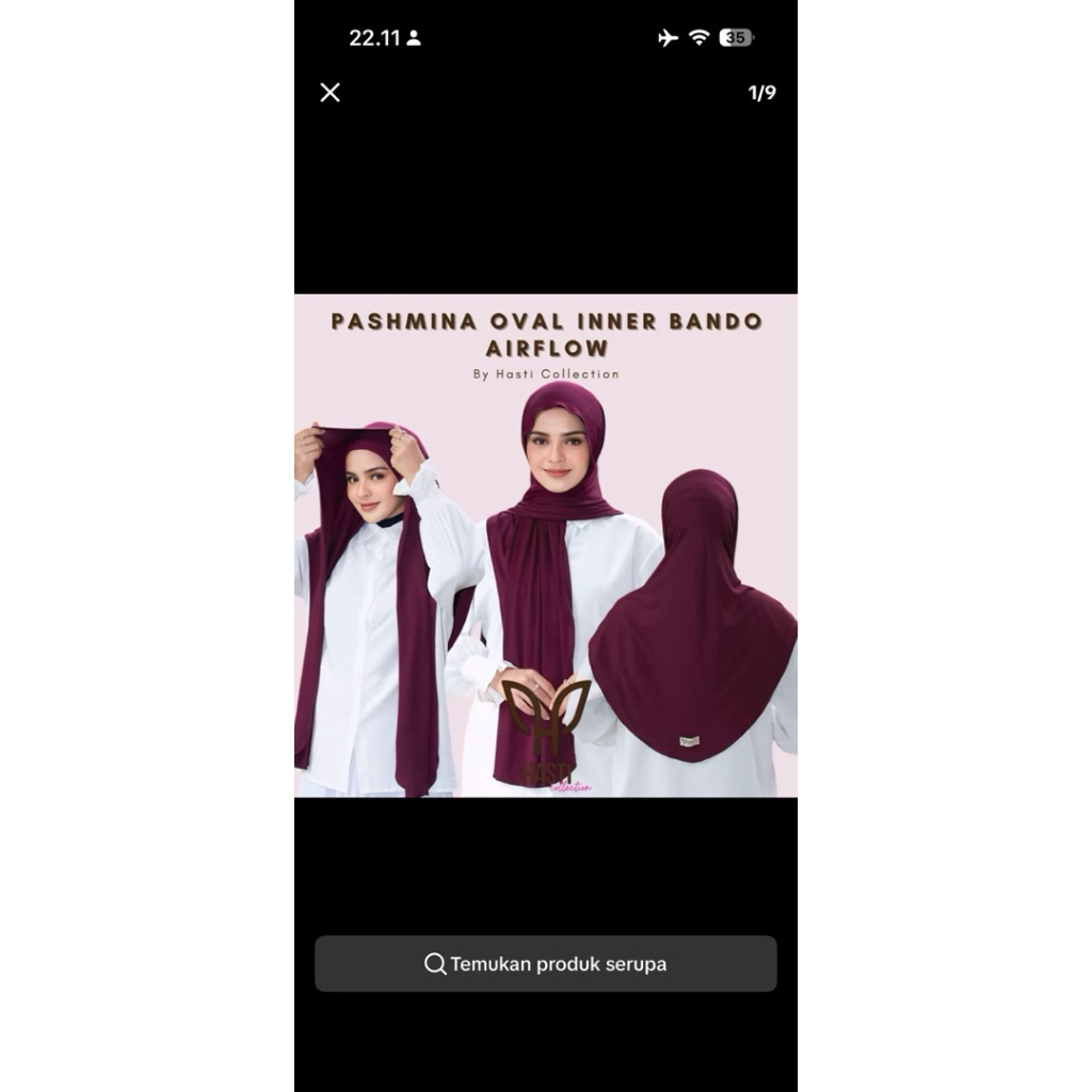 hijab instan HASTI collection new