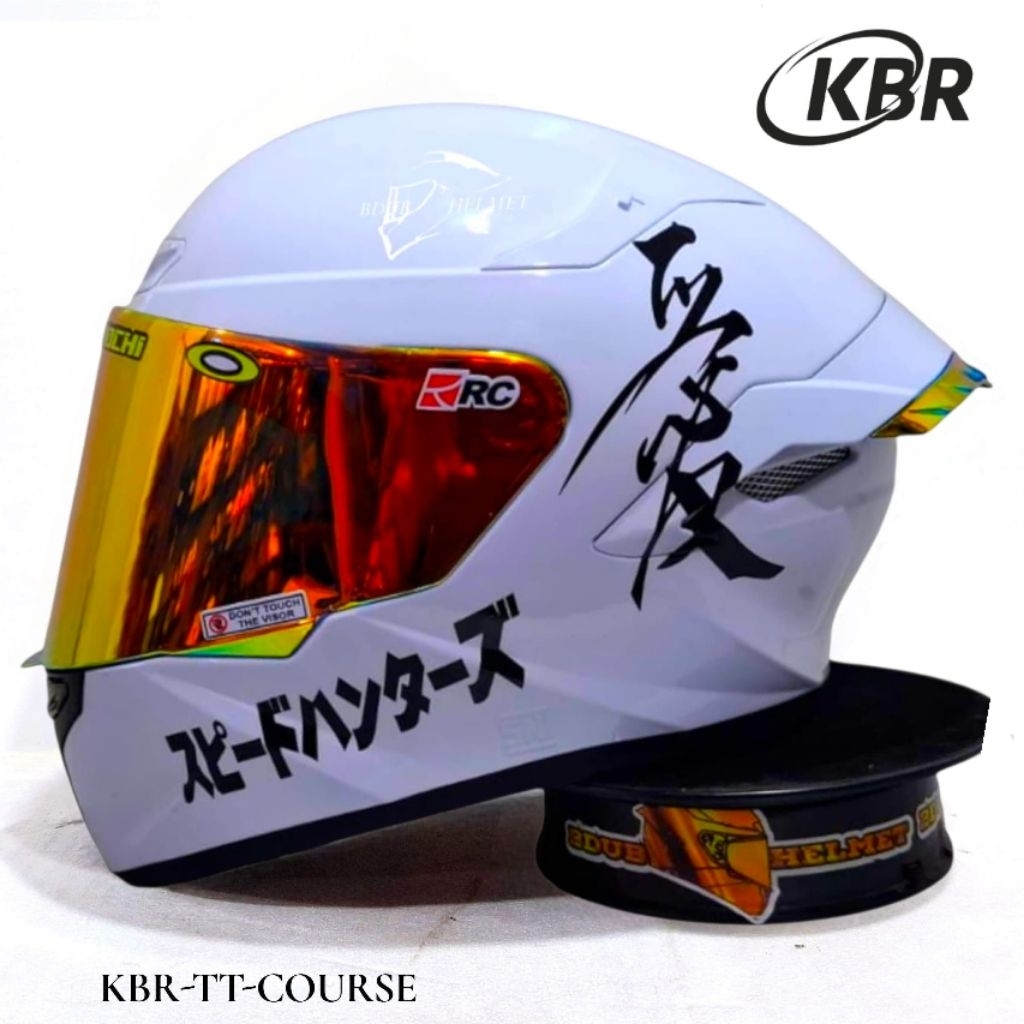 Helm full face TTC TT course kbr Kenji