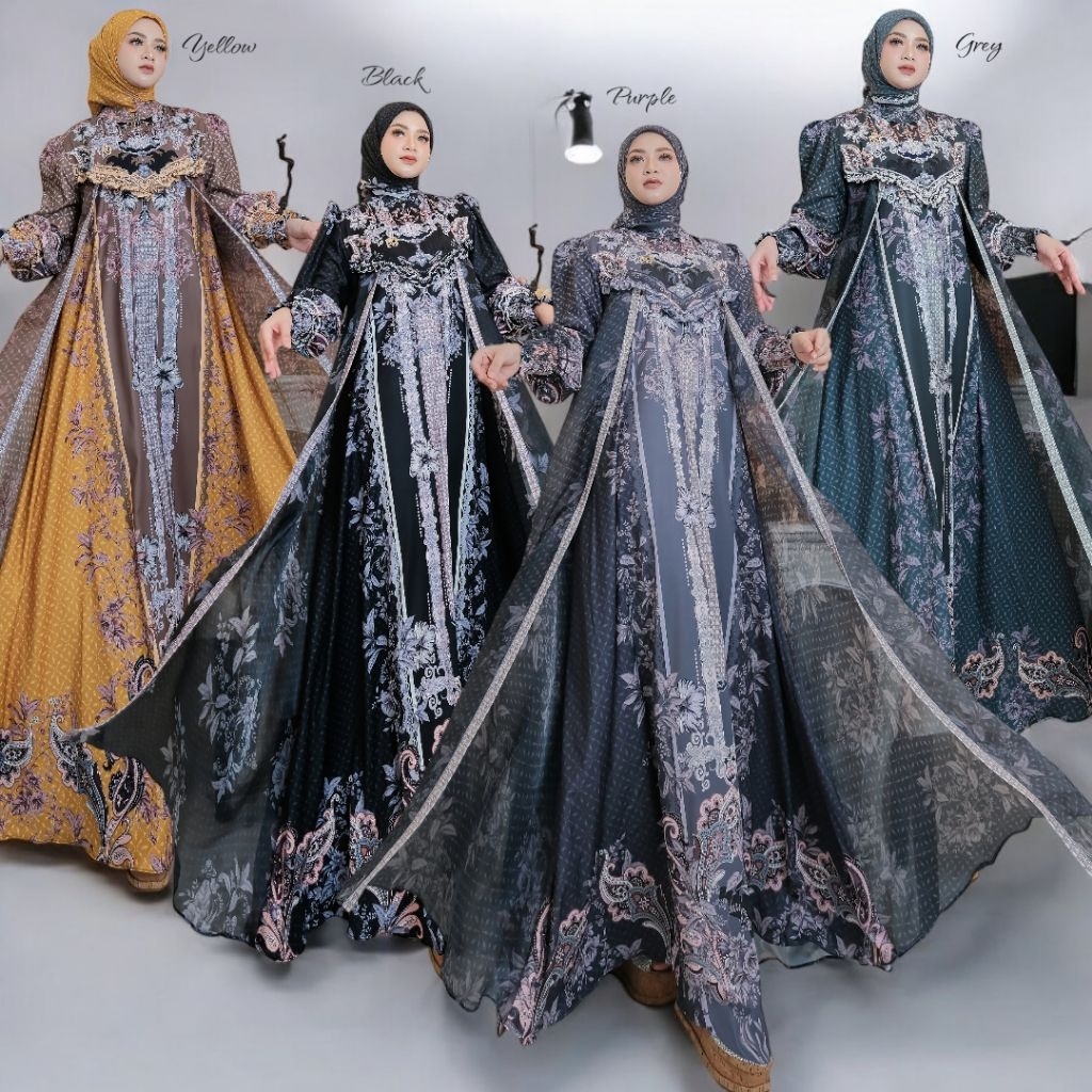 gamis Rania set hijab by alya