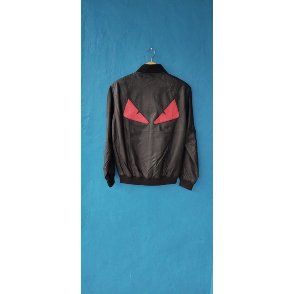 Fendi Monster Leather Jacket 1