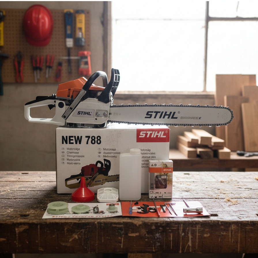 Mesin Chainsaw Kecil Bar 22inch 38T Stihl Senso 788 Bar Kecil