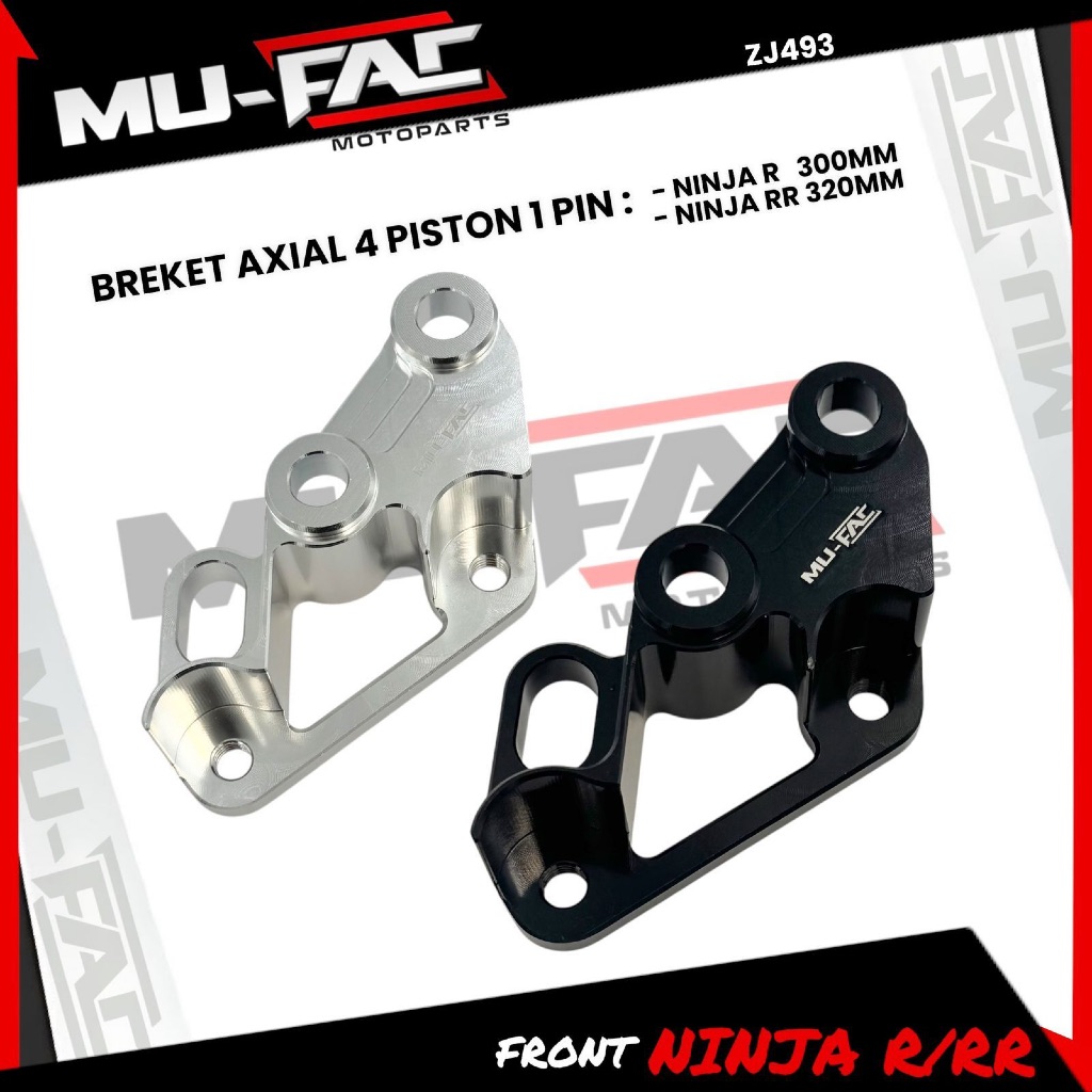 BREKET KALIPER DEPAN MUFAC 4P 4P BESAR 4P AXIAL 4 PISTON BREMBO NINJA R NINJA SS RX KING JUPITER MX 