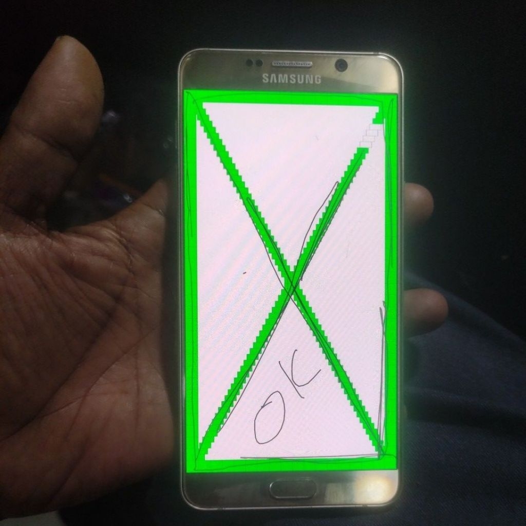 LCD TOUCHSCREEN PLUS FRAME SAMSUNG NOTE 5  SM- N9208 ORIGINAL AMOLED