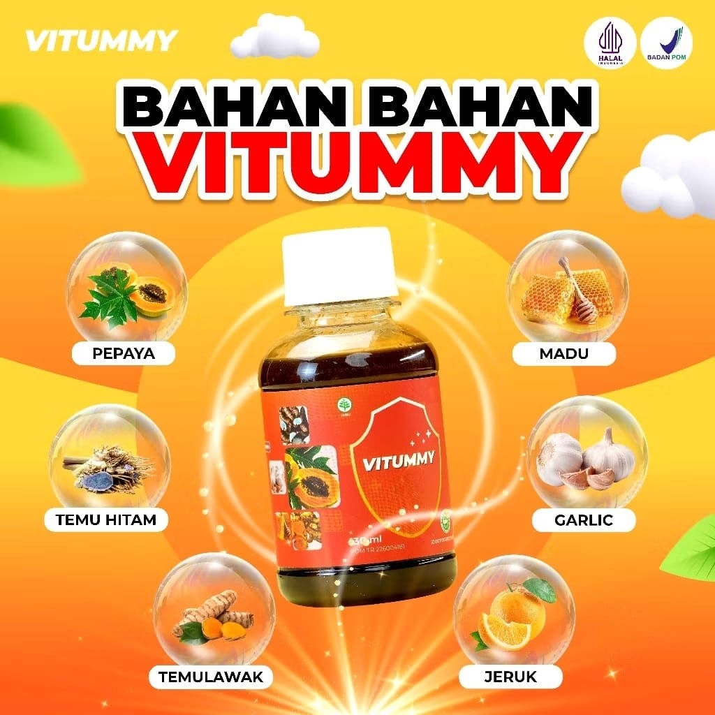 PROMO.. Vitummy - Madu Vitummy Asli 100% Original Madu Herbal - Vitummy Atasi Cacingan Dan Penambah 