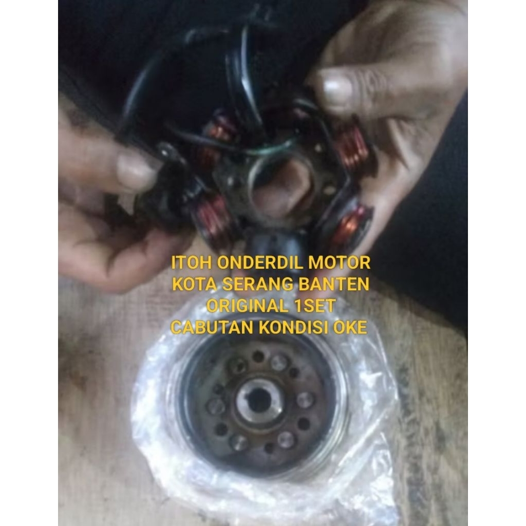 SPUL +MAGNET HONDA ASTREA GRAND PNP SUPRA X LAMA ORIGINAL CABUTAN NORMAL BAGUS