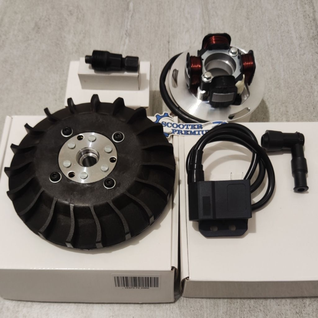 pengapian racing FULLWAVE untuk vespa largeframe px excel spartan super sprint as besar dan smallfra