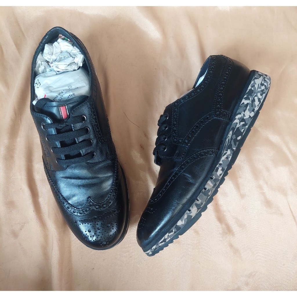 Prada Derby Wingtip Cammo Midsole
