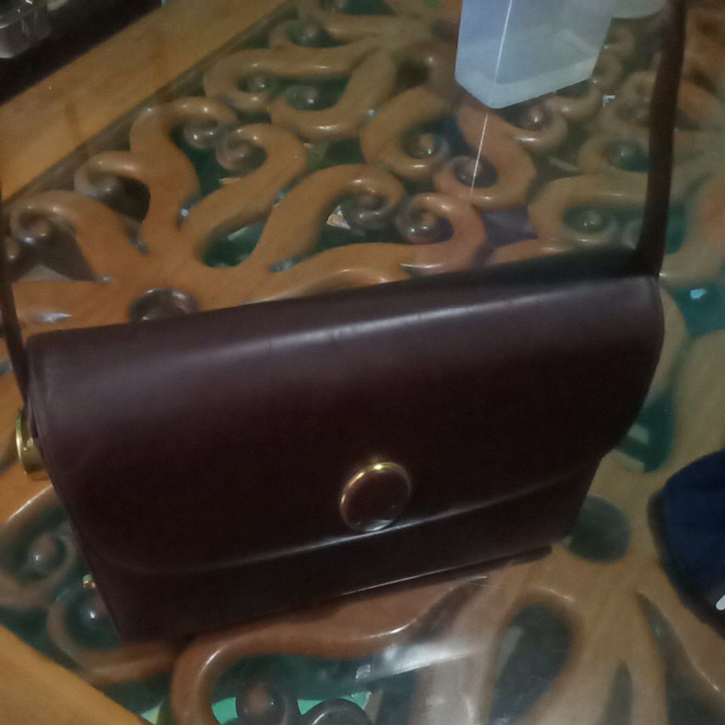 Tas Andrea carrano vintage kulit asli mewah second terbaik