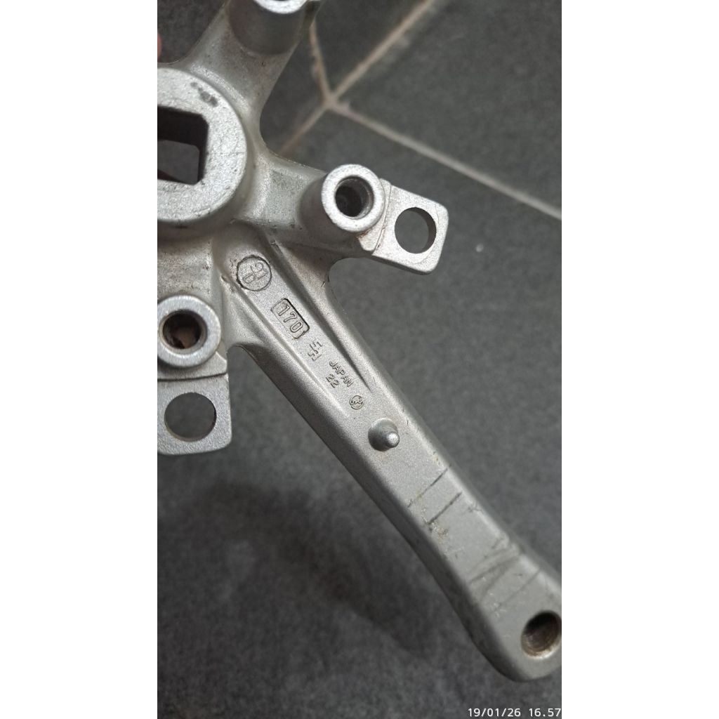 crank arm kanan suntour xcm