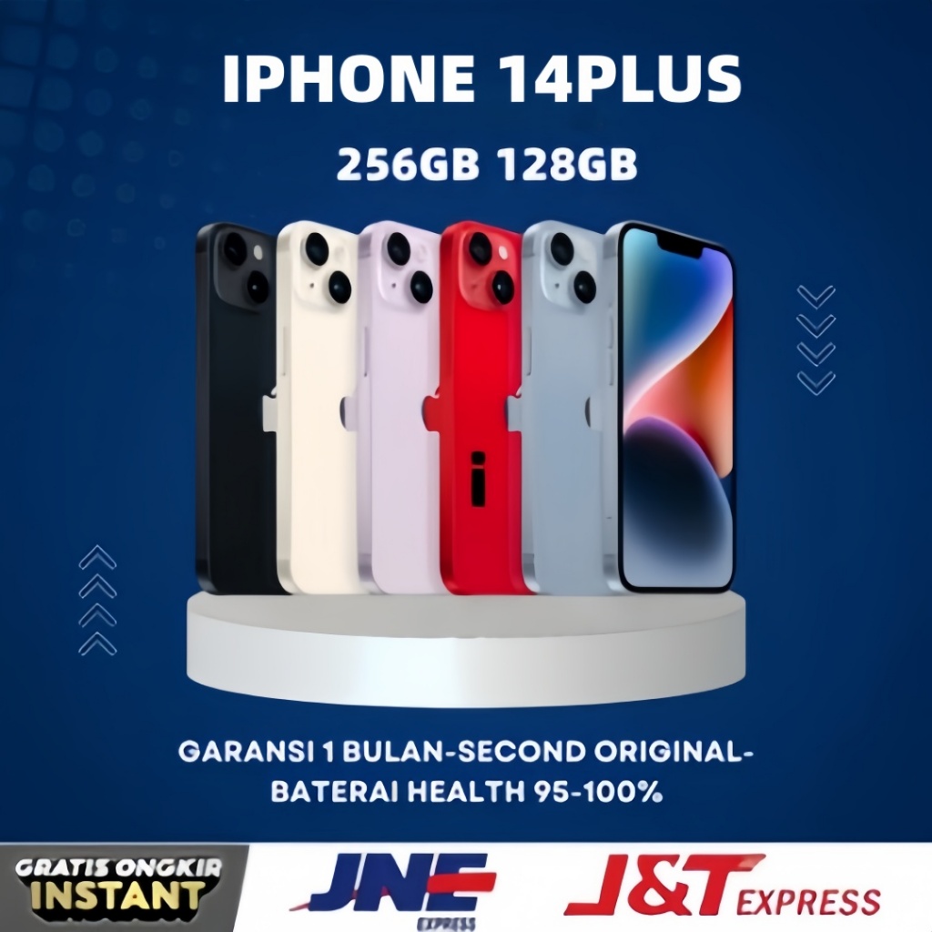 Iphone 14 Plus 512GB 256GB 128GB 100% Mulus Fullset Original