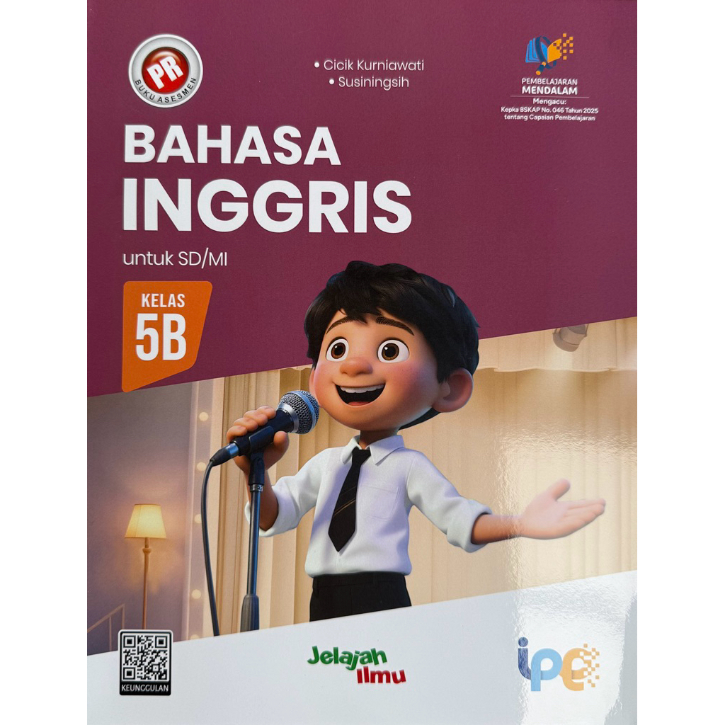 Buku PR/LKS Bahasa Inggris kelas 5 SD semester 2, Kurikulum Merdeka. Intan Pariwara