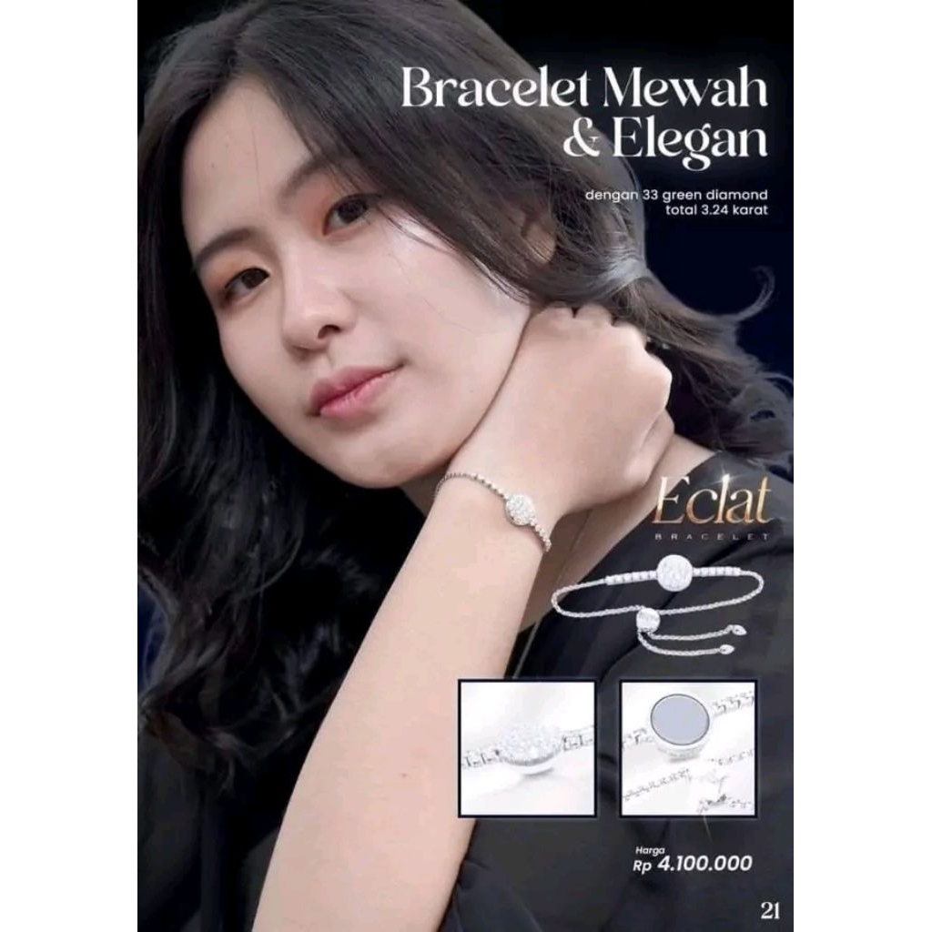 Eclat Bracelet MCI(Gelang kesehatan berlian MCI)