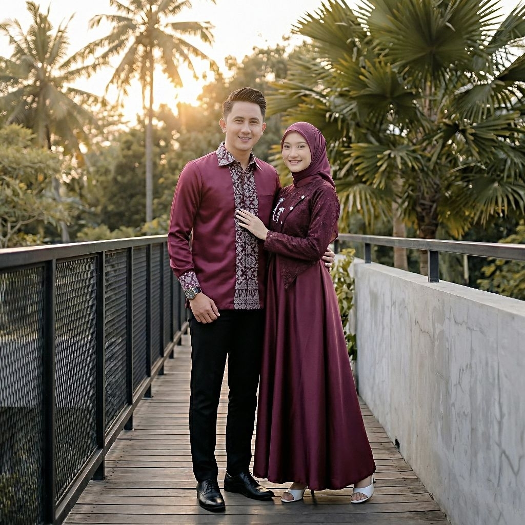 Batik Zen - Gamis Kondangan simple elegan pesta mewah terbaru baju lebaran 2026 brokat kondangan
