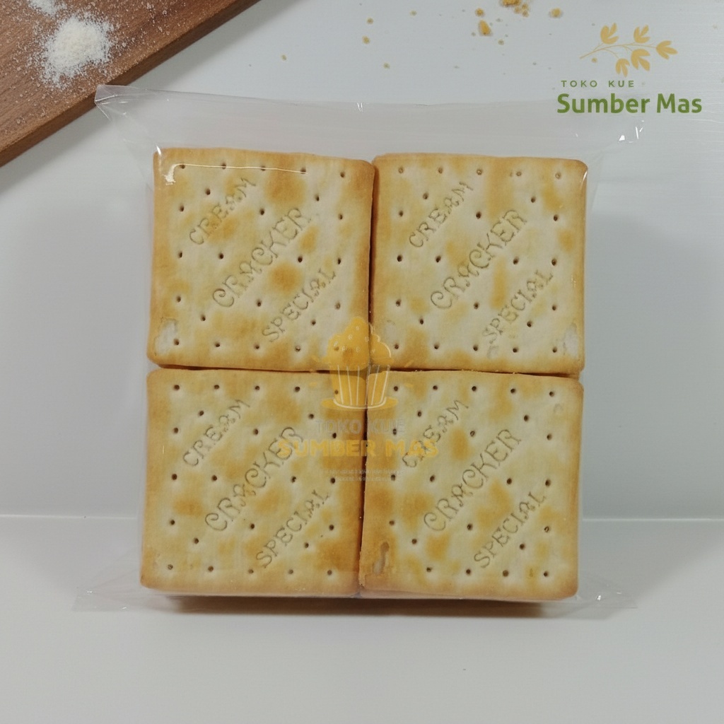 Khong Guan Cream Crackers 500 gr | Biskuit Kiloan | Cemilan jadul | Gabin