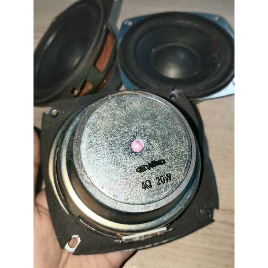Speaker HiFi Woofer Subwoofer 4 Inch - 20 Watt || 4 Ohm – Speaker Aktif & DIY Audio
