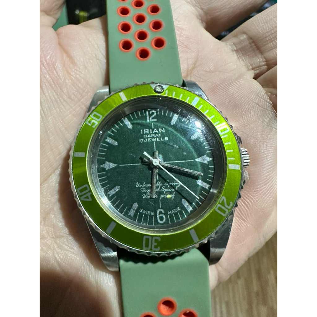 (Collectors items) Jam Langka Irian Barat manual winding swiss made