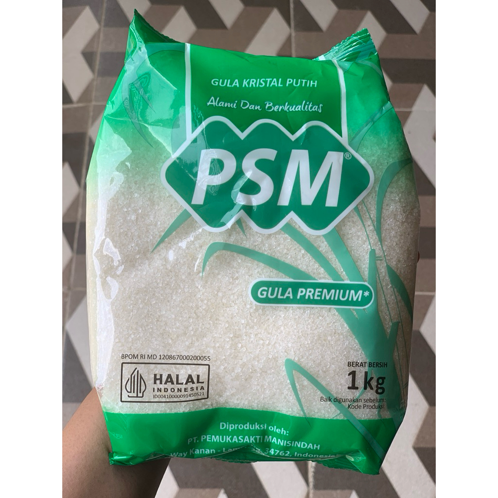 GULA PASIR PSM 1kg - GULA PASIR PUTIH