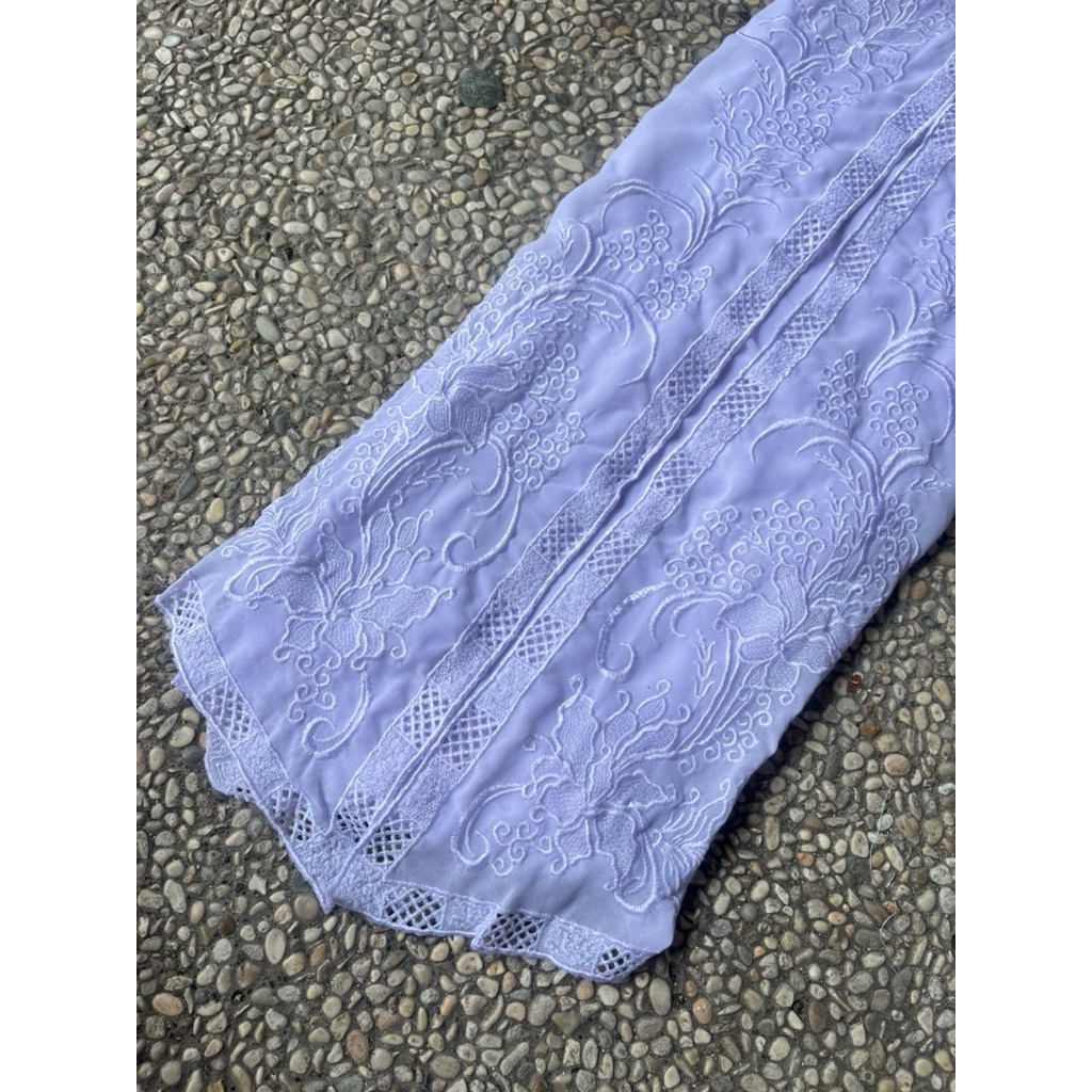 Kain kebaya bordir bali motif terbaru terlaris termurah bahan kebaya bordir bali bahan kebaya encim 