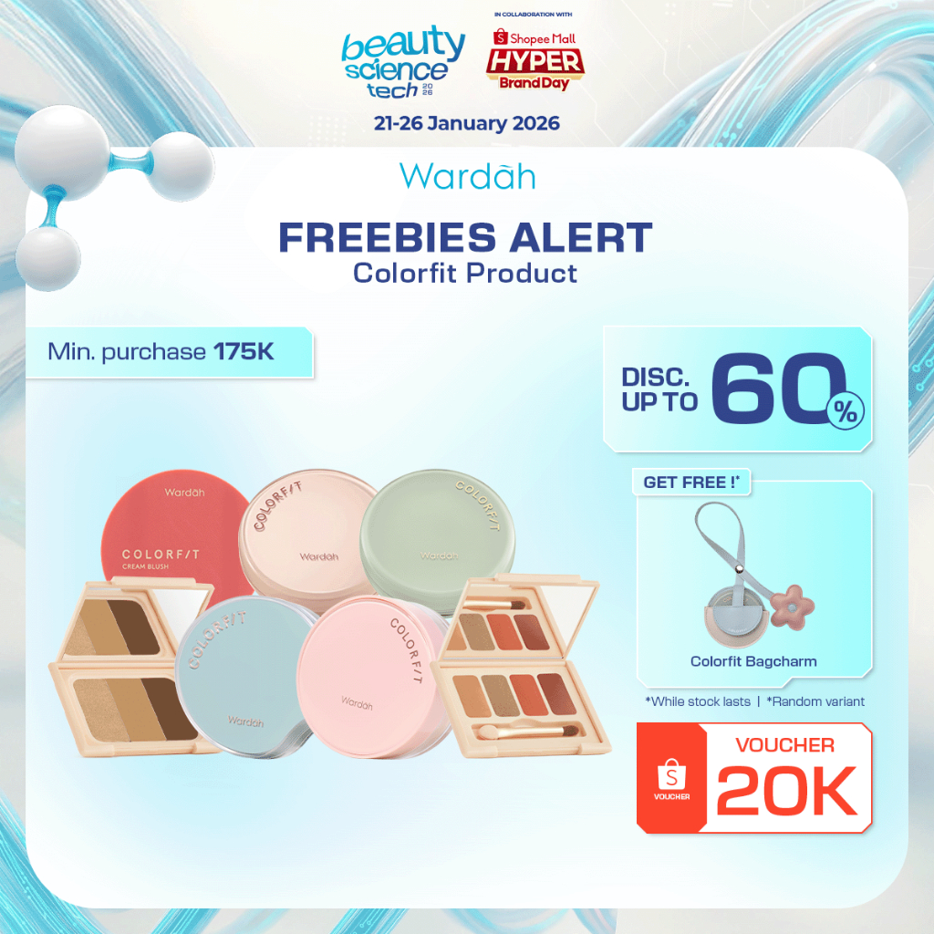 NEW WARDAH Loose Powder Colorfit HD Blurify Loose Powder - Bedak Tabur Tahan Lama 16 Jam Oil Control