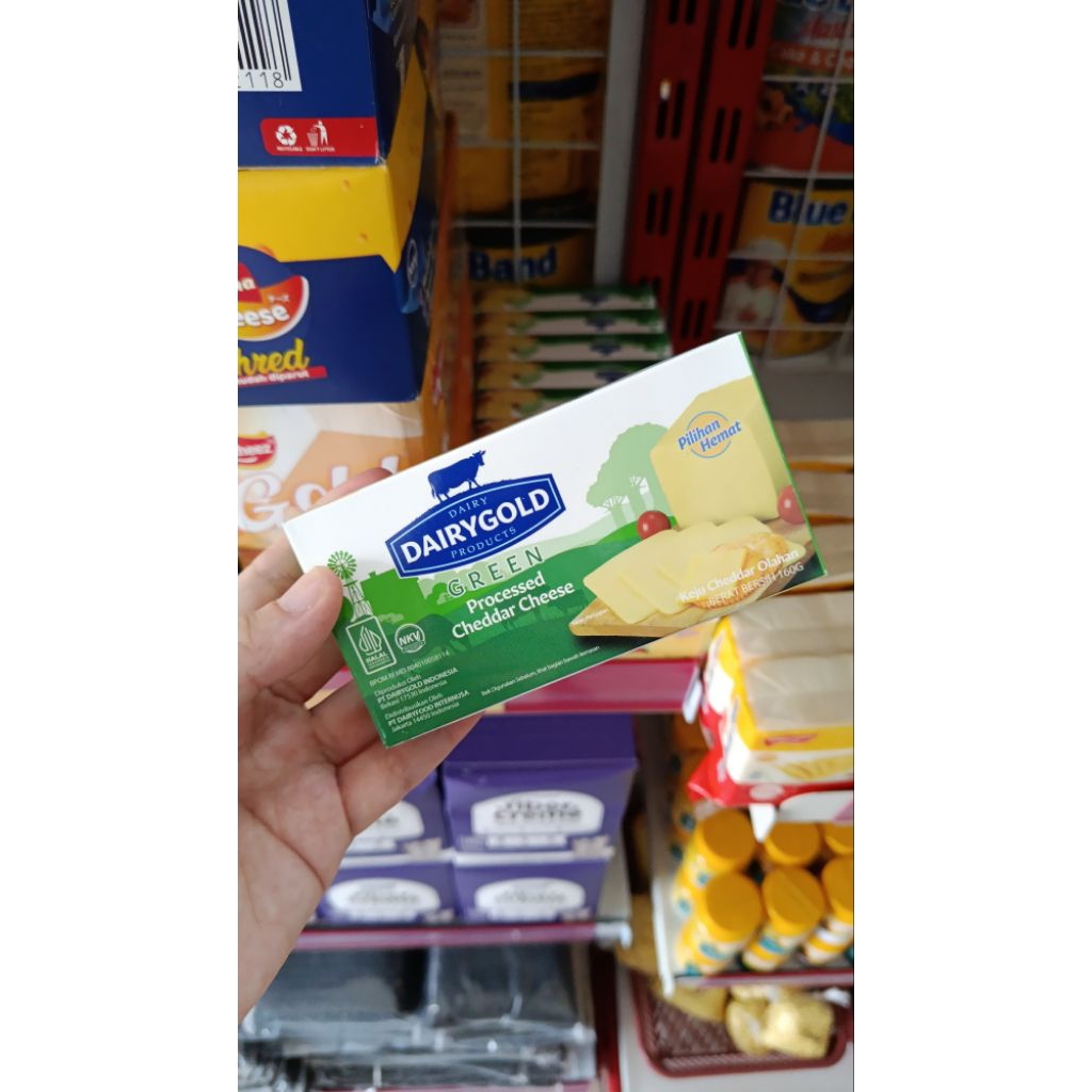 Keju Cheddar DairyGold, 160gr, cheese cheddar, keju murah