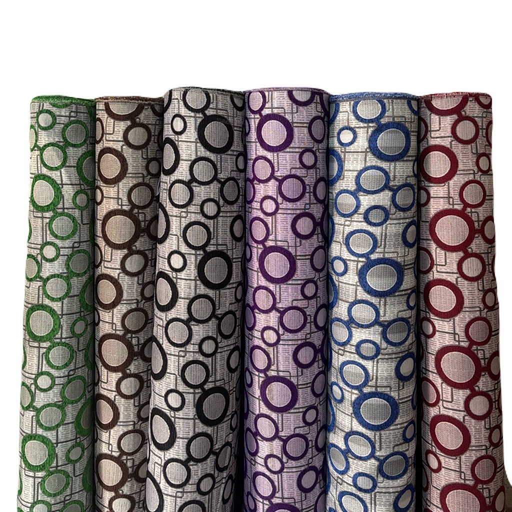 Kain Kursi Minimalis // Kain Kursi Motif Bulat Bundar // Kain Chenil Sofa Kursi Lembut Motif Bulat 0