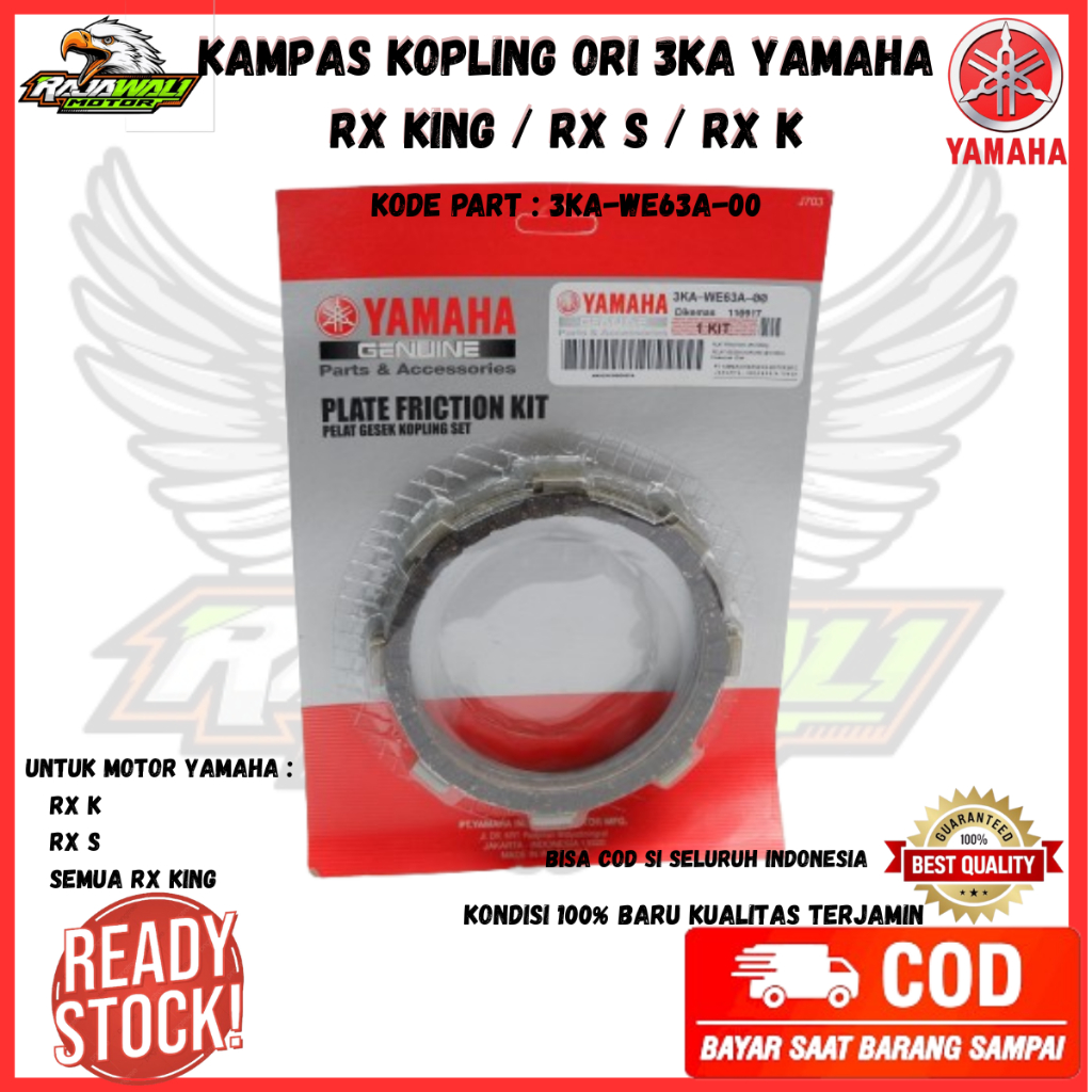 kampas kopling rx king ori - plat kopling rx king - 3KA