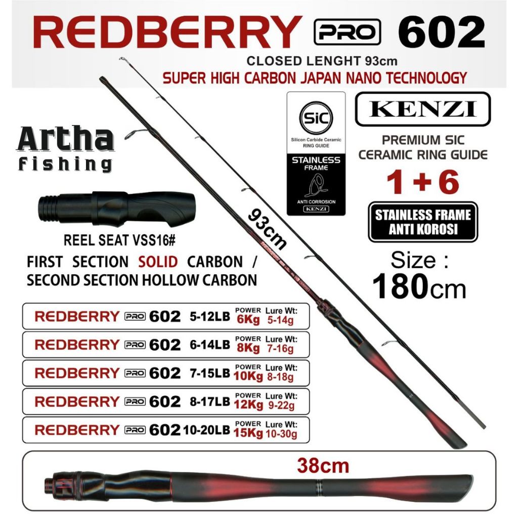 JORAN KENZI REDBERRY PRO 602 | 180 CM