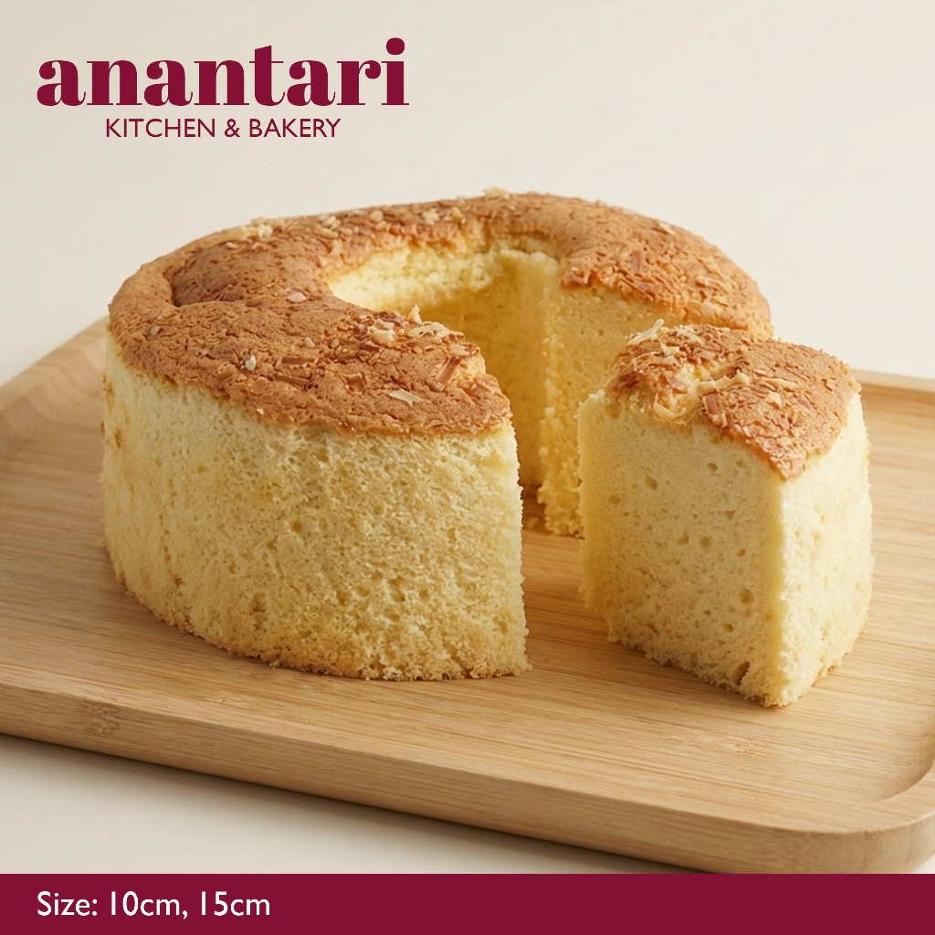 Chiffon Keju - Cheese Chiffon Cake