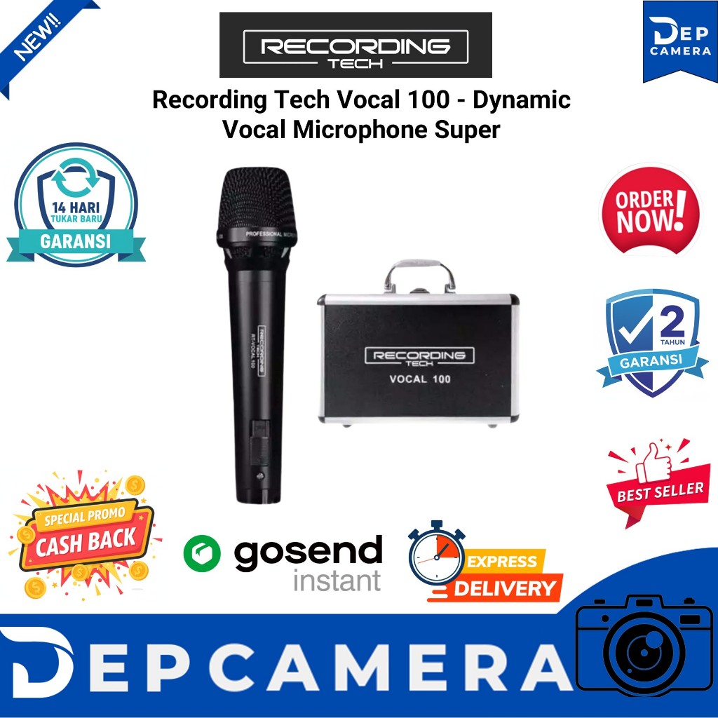 Recording Tech RT Vocal 100 Professional Dynamic Mic