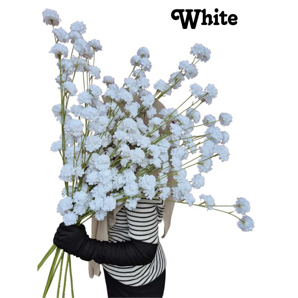 Bunga Aksesoris Dekorasi Premium 5 Cabang Bunga Hias Dekorasi