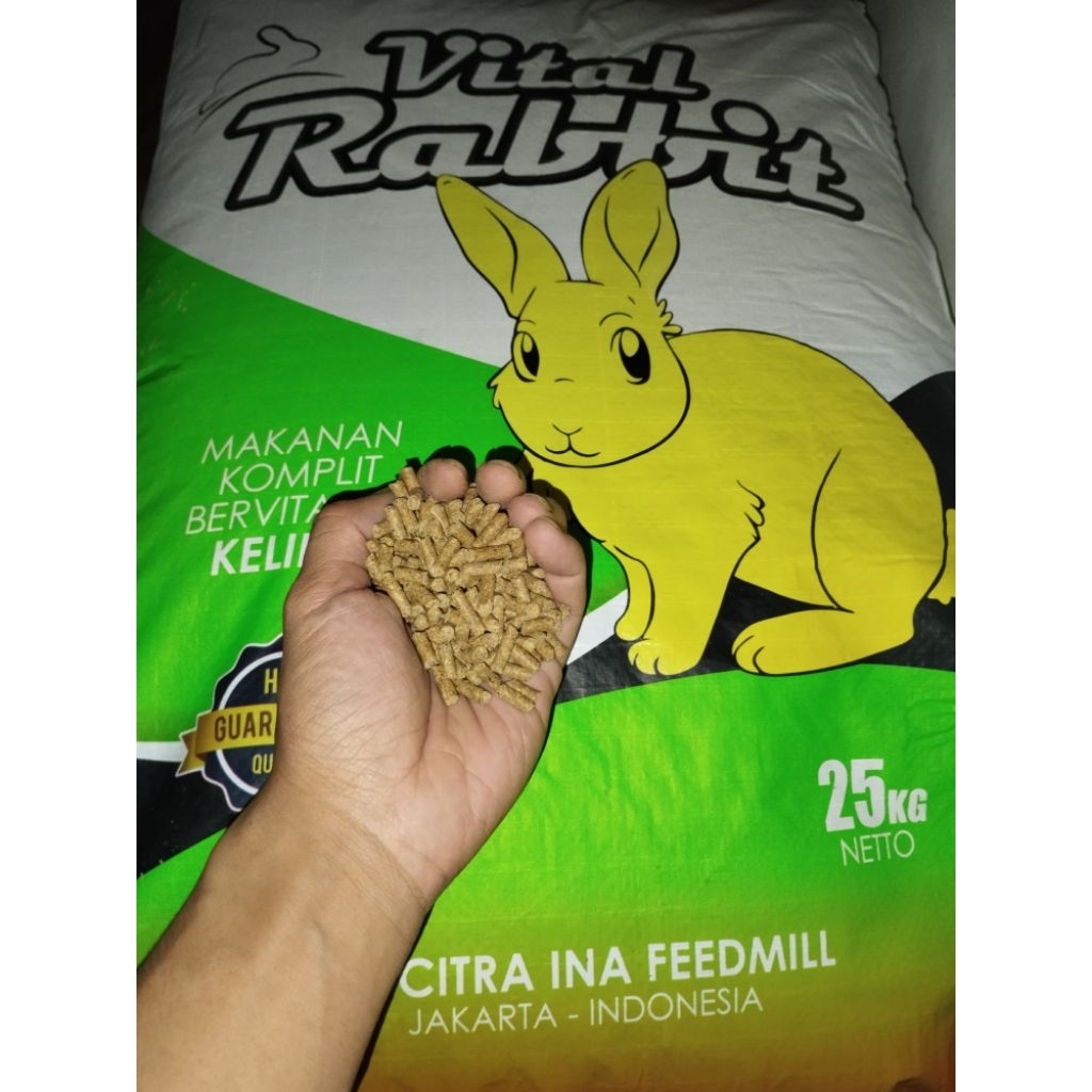 Pelet kelinci vital rabbit 25kg