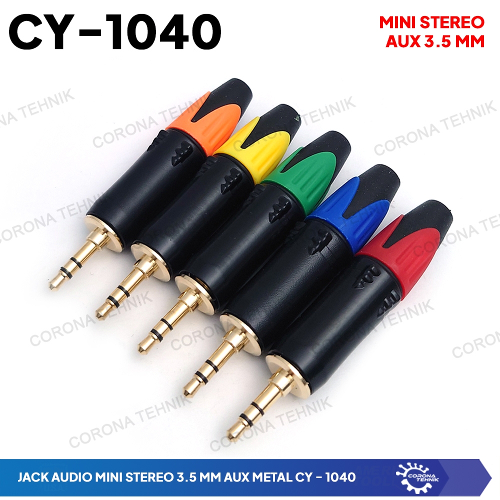 CY-1040 Jack Audio Mini Stereo 3.5 mm AUX Metal
