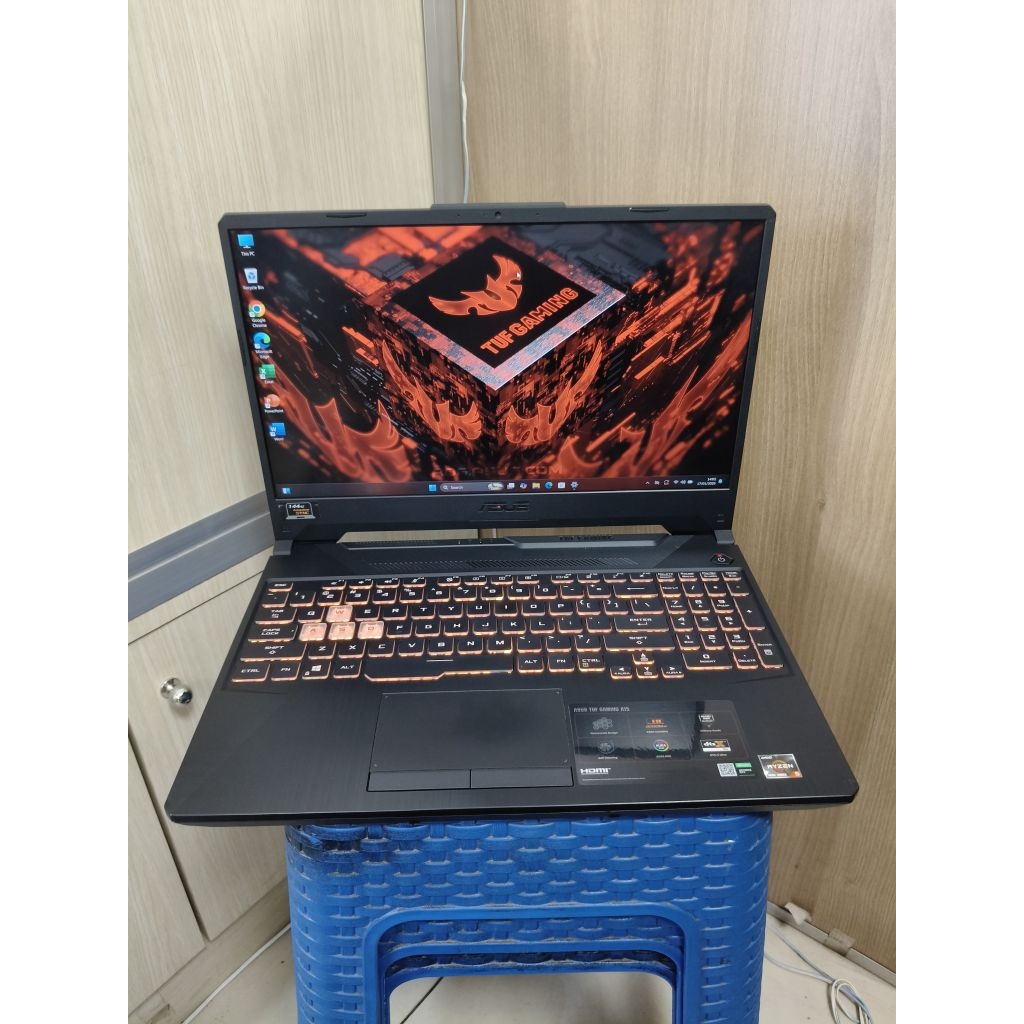 LAPTOP ASUS TUF GAMING A15 FX506I RYZEN 5-4500H RAM 8 GB SSD 512 GB GTX 1650