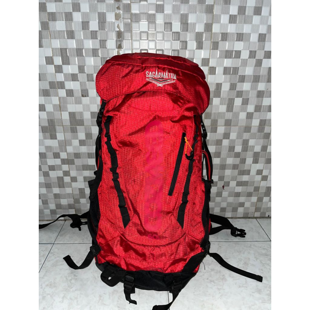 PRELOVED TAS RANSEL GUNUNG CARRIER COZMEED SAGARMARTHA 60 L