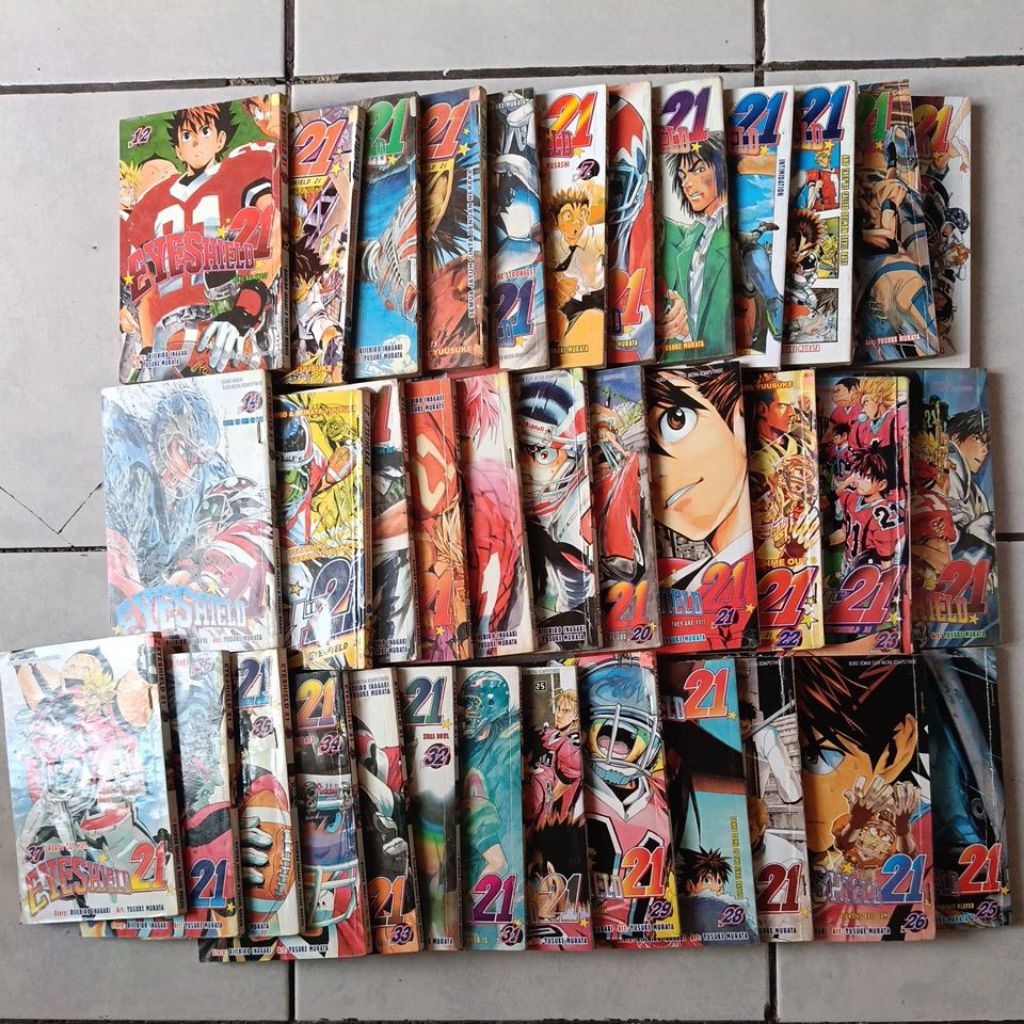 komik eyeshield 21 1-37 end kurang no 24 (baca deskripsi)
