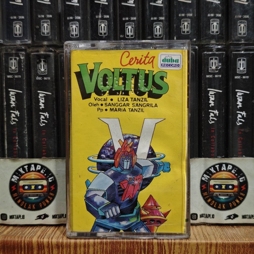 Kaset - Voltus V - Cerita Voltus - Kaset Pita - Radio Tape - Radio - Pemutar Kaset - Retro - Classic