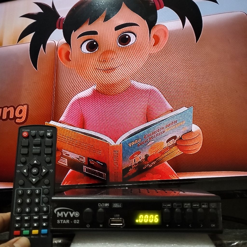 Remot STB MYVO STAR02 remot set top box myvo star 02 DVB T2