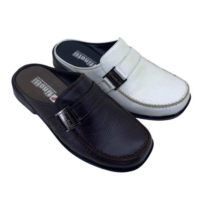 Sandal Sepatu Bustong Kulit Asli Finotti B508