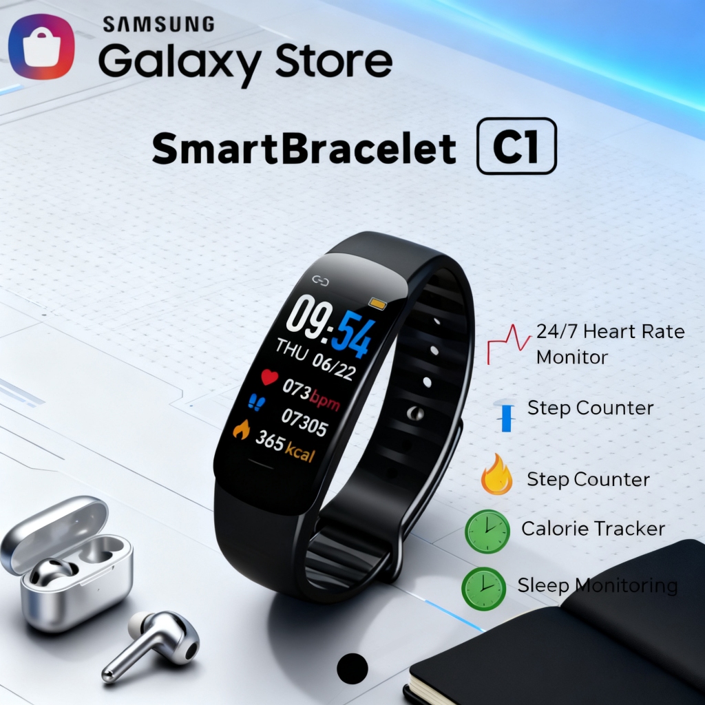 Smartwatch C1 Plus Sport Mode Jam Tangan Pria Wanita Smartwatch Smartband Watch/Step Count Heart Rat