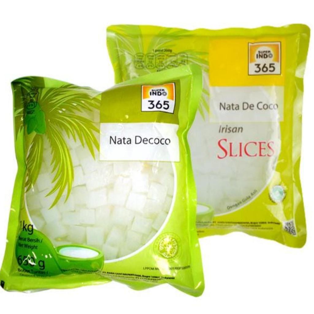 Super Indo 365 Nata de Coco Slices 1 kg - untuk Camilan dan Minuman